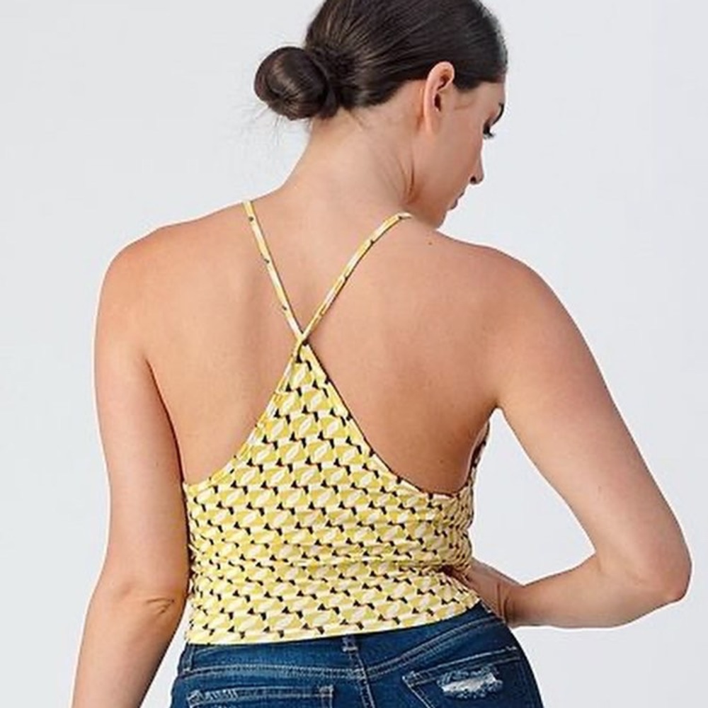 Pattern Printed Crop Top - Picture 2 of 2